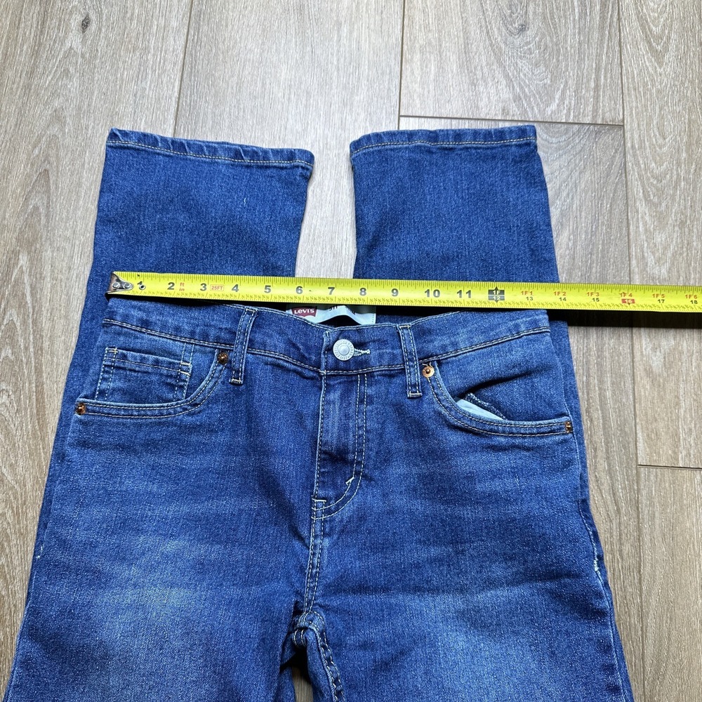 Levi's Boys 511 Slim Fit Stretch Blue Denim Jeans 14 R 27x27 Pants Preowned - Picture 5 of 7